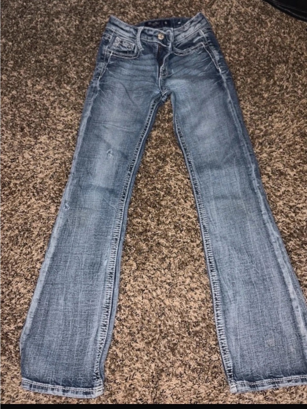 Miss Me girls Light Blue Bootcut Jeans